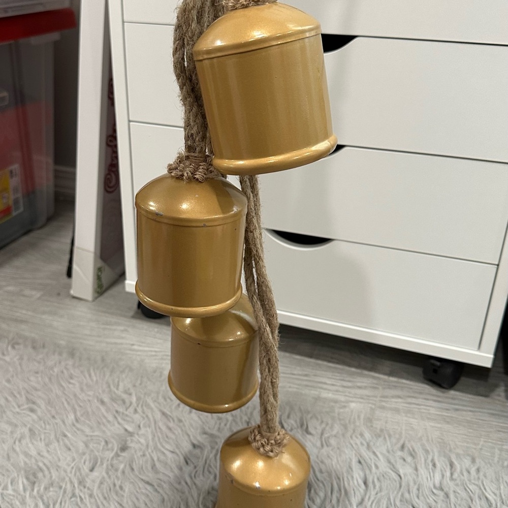 Gold Hanging Bells Decor